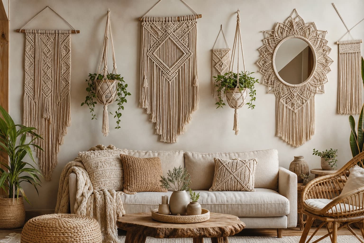 10 idées de décoration murale en macramé