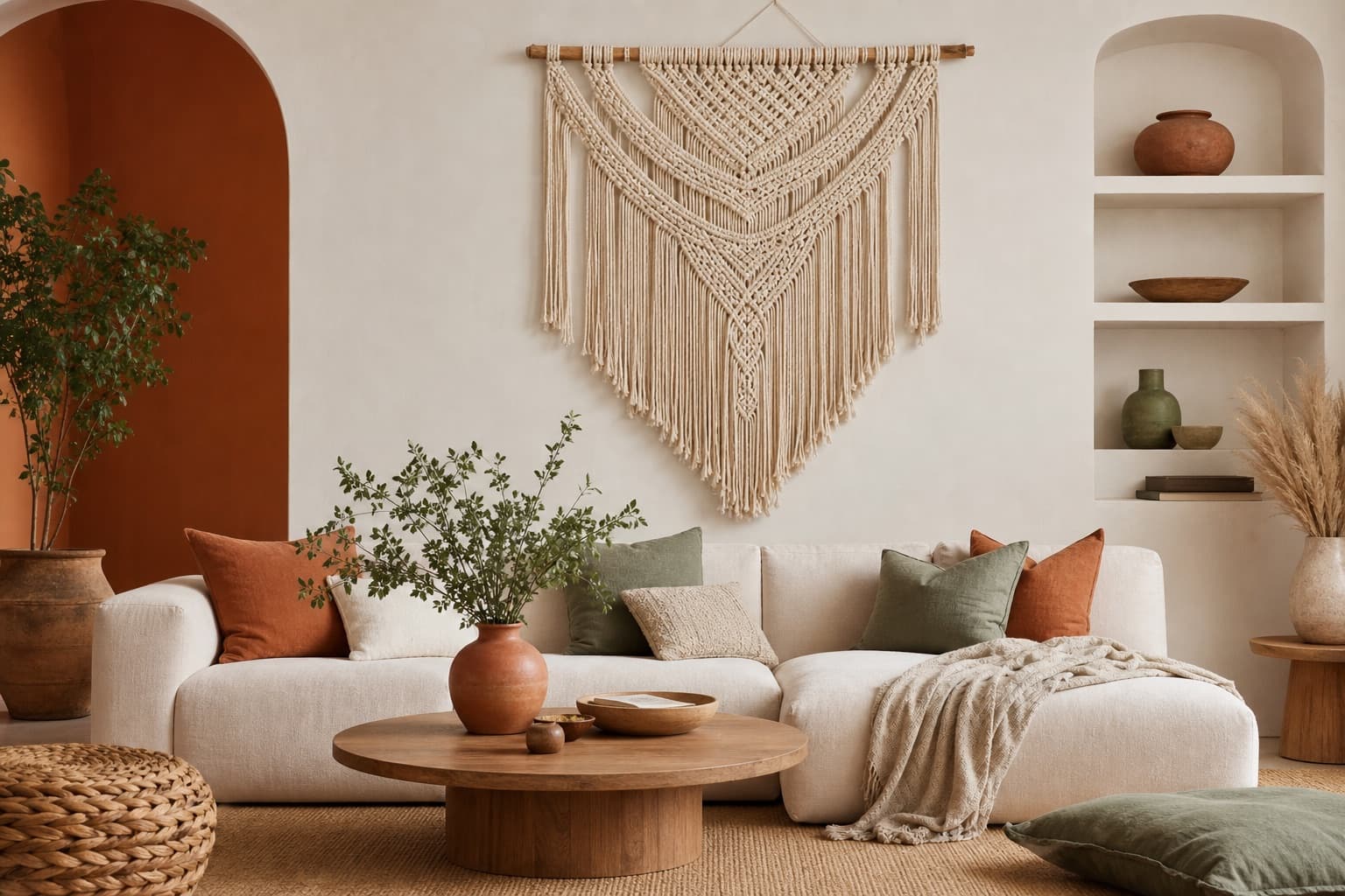 Macramé 2025 : couleurs et tendances déco
