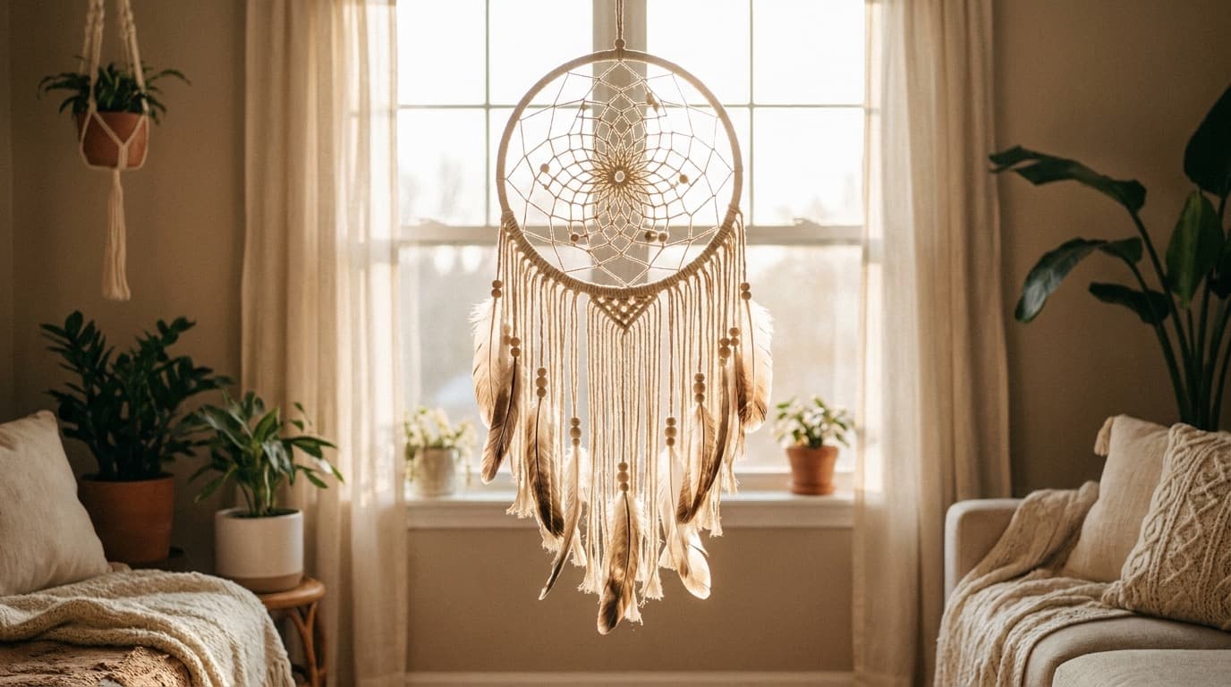 Attrape-rêve macramé : signification et symbolique